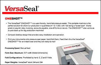 Click to view VersaSeal Folder/Sealers